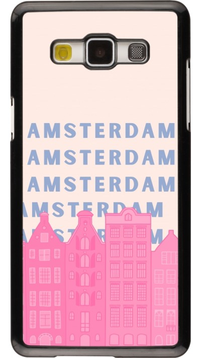 Samsung Galaxy A5 (2015) Case Hülle - Amsterdam Pink Print