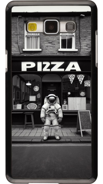 Samsung Galaxy A5 (2015) Case Hülle - Astronaut vor einer Pizzeria