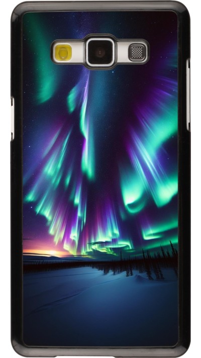 Samsung Galaxy A5 (2015) Case Hülle - Funkelndes Nordlicht