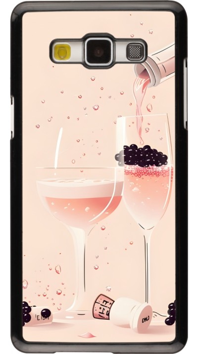 Samsung Galaxy A5 (2015) Case Hülle - Champagne Pouring Pink