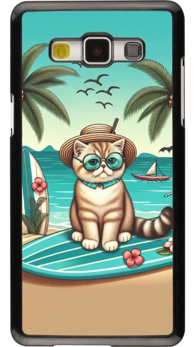 Samsung Galaxy A5 (2015) Case Hülle - Chat Surf Stil