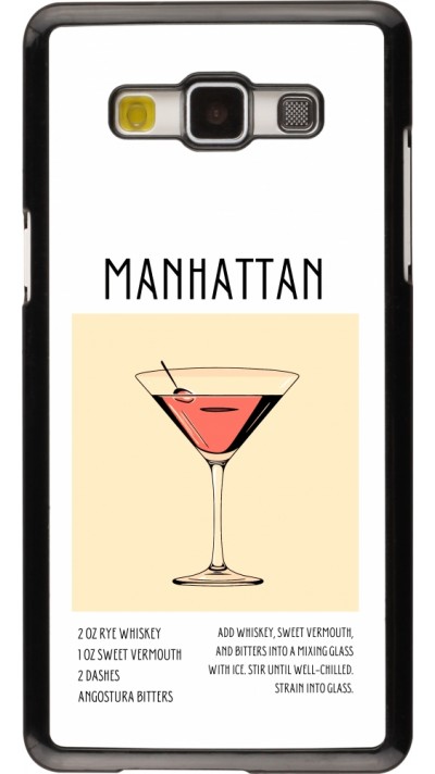 Samsung Galaxy A5 (2015) Case Hülle - Cocktail Rezept Manhattan