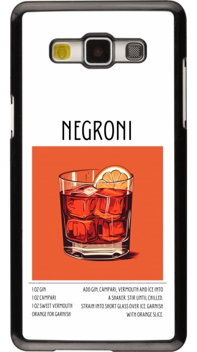 Samsung Galaxy A5 (2015) Case Hülle - Cocktail Rezept Negroni