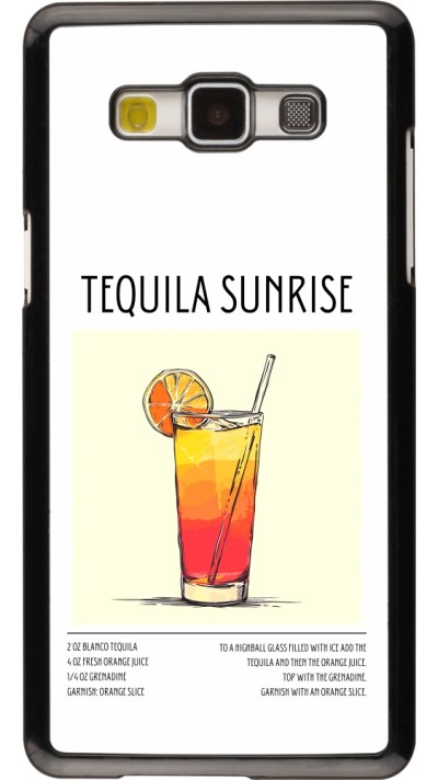 Samsung Galaxy A5 (2015) Case Hülle - Cocktail Rezept Tequila Sunrise