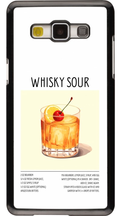 Samsung Galaxy A5 (2015) Case Hülle - Cocktail Rezept Whisky Sour