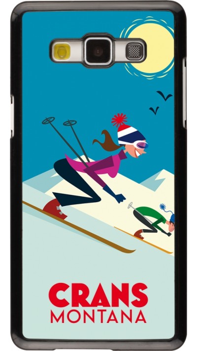 Samsung Galaxy A5 (2015) Case Hülle - Crans-Montana Ski Downhill