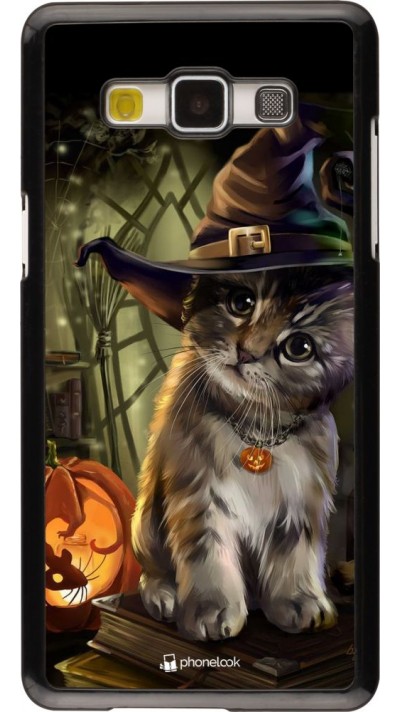 Hülle Samsung Galaxy A5 (2015) - Halloween 21 Witch cat