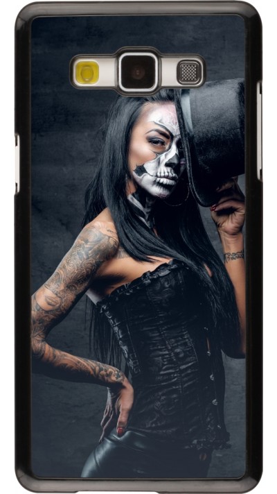 Samsung Galaxy A5 (2015) Case Hülle - Halloween 22 Tattooed Girl