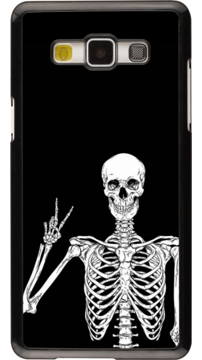 Samsung Galaxy A5 (2015) Case Hülle - Halloween 2023 peace skeleton