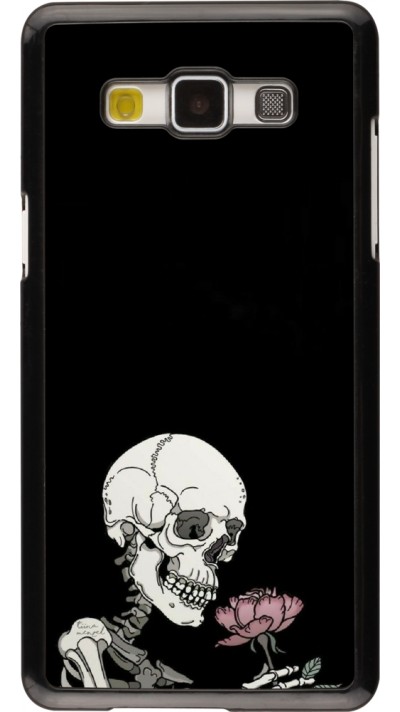 Samsung Galaxy A5 (2015) Case Hülle - Halloween 2023 rose and skeleton