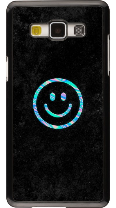 Samsung Galaxy A5 (2015) Case Hülle - Happy smiley irisirt