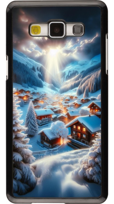 Samsung Galaxy A5 (2015) Case Hülle - Berg Schnee Licht