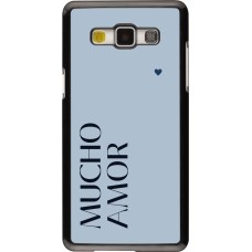 Samsung Galaxy A5 (2015) Case Hülle - Valentine 2024 mucho amor azul