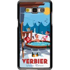 Samsung Galaxy A5 (2015) Case Hülle - Verbier Mountain Jacuzzi