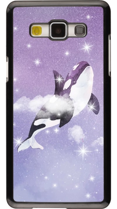 Hülle Samsung Galaxy A5 (2015) - Whale in sparking stars