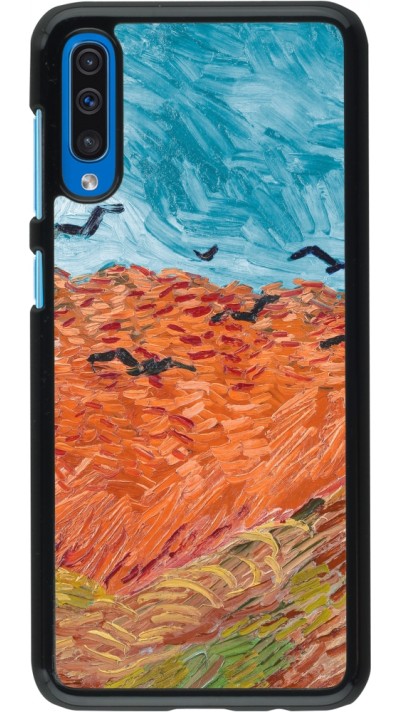 Samsung Galaxy A50 Case Hülle - Autumn 22 Van Gogh style