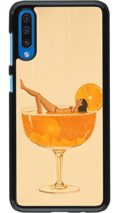 Samsung Galaxy A50 Case Hülle - Cocktail Bath Vintage