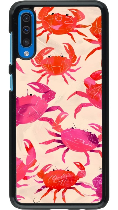 Samsung Galaxy A50 Case Hülle - Crabs Paint