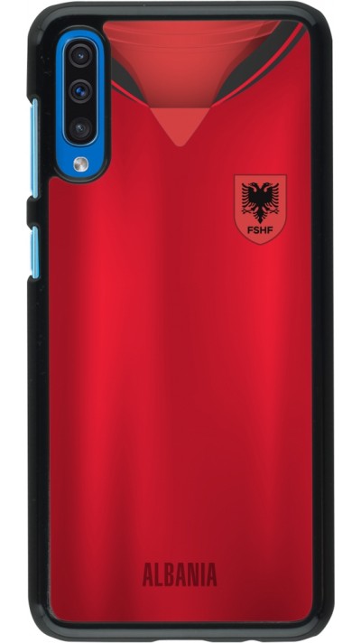 Samsung Galaxy A50 Case Hülle - Albanien personalisierbares Fussballtrikot