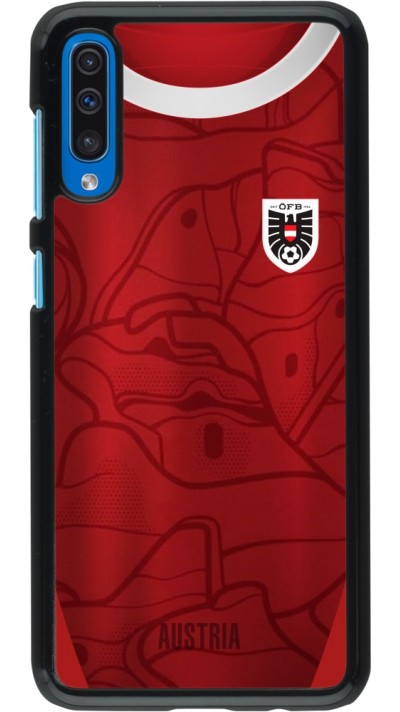 Samsung Galaxy A50 Case Hülle - Austria personalisierbares Fussballtrikot