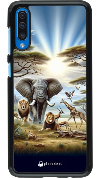 Samsung Galaxy A50 Case Hülle - Afrikanisches Wildleben