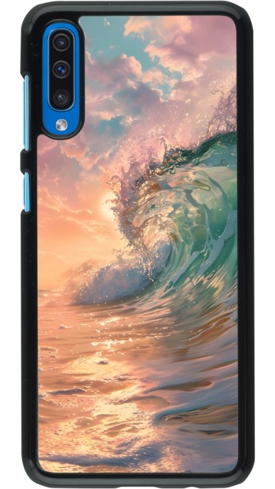Samsung Galaxy A50 Case Hülle - Wave Sunset
