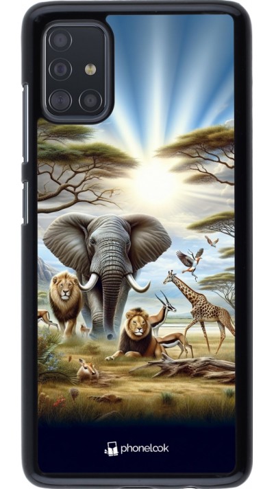 Coque Samsung Galaxy A51 - Vie sauvage africaine