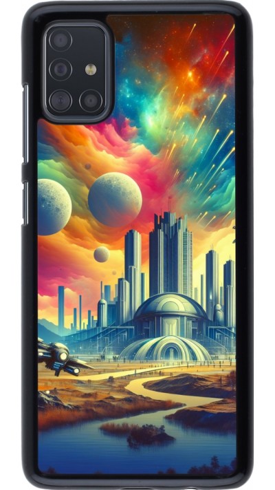 Coque Samsung Galaxy A51 - Ville extra-dôme futuriste