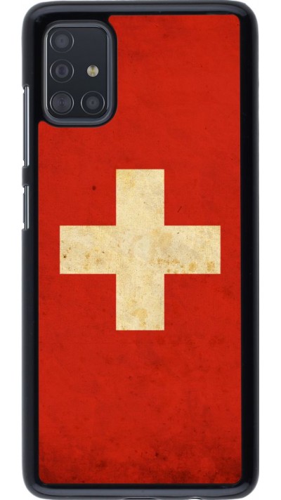 Coque Samsung Galaxy A51 - Vintage Flag SWISS