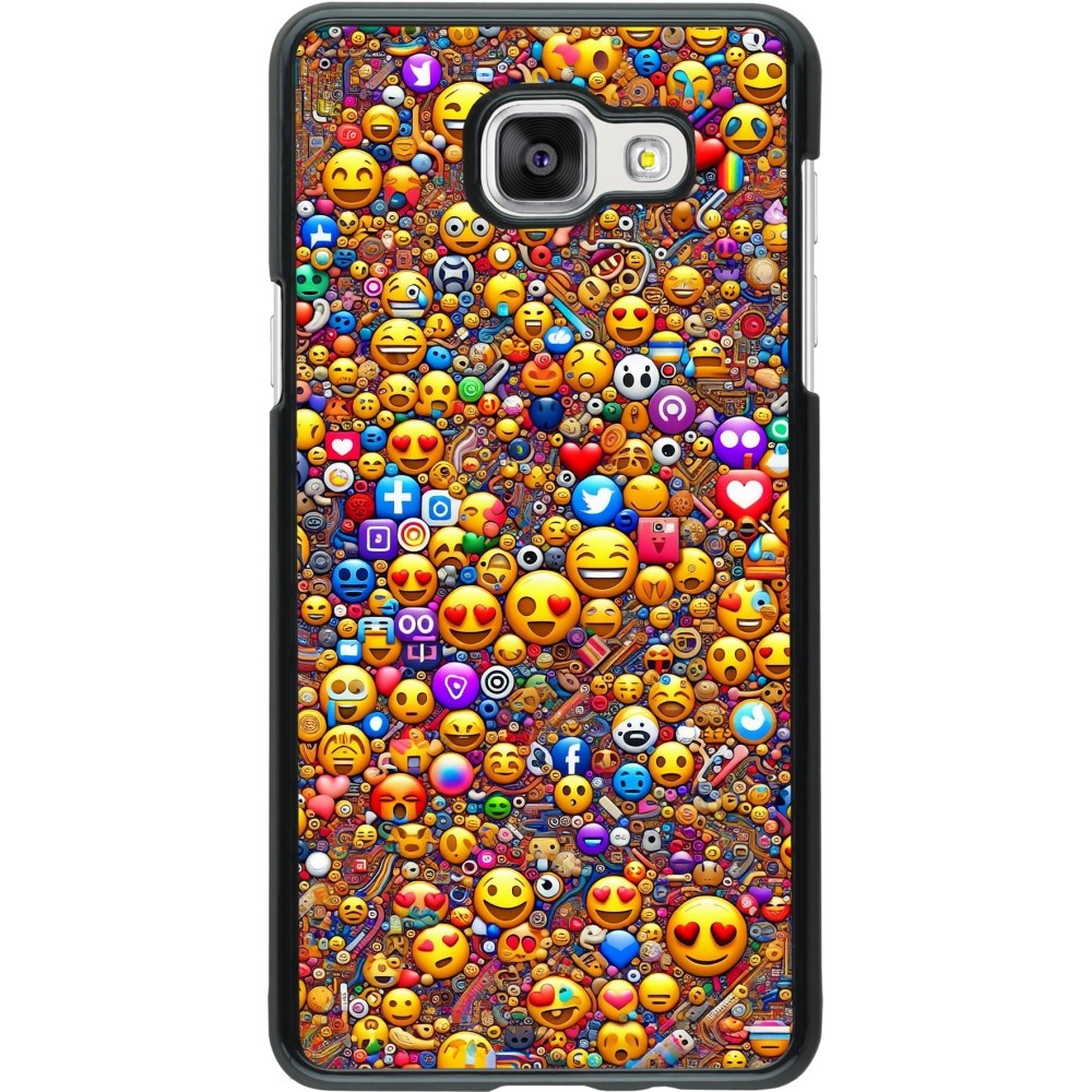 Samsung Galaxy A5 (2016) Case Hülle - Emoji gemischt