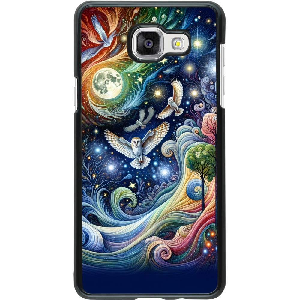 Samsung Galaxy A5 (2016) Case Hülle - Fliegender Blumen-Eule