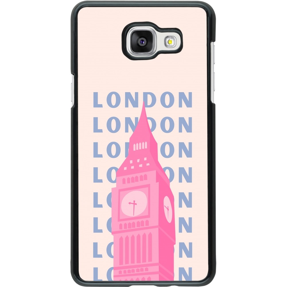 Samsung Galaxy A5 (2016) Case Hülle - London Pink Print