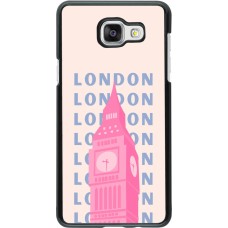 Samsung Galaxy A5 (2016) Case Hülle - London Pink Print