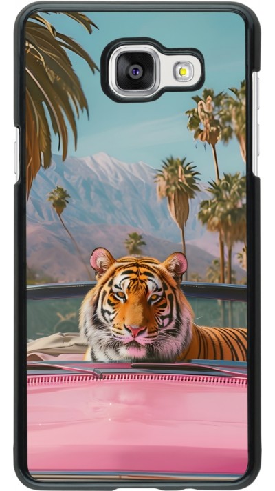Samsung Galaxy A5 (2016) Case Hülle - Tiger Auto rosa