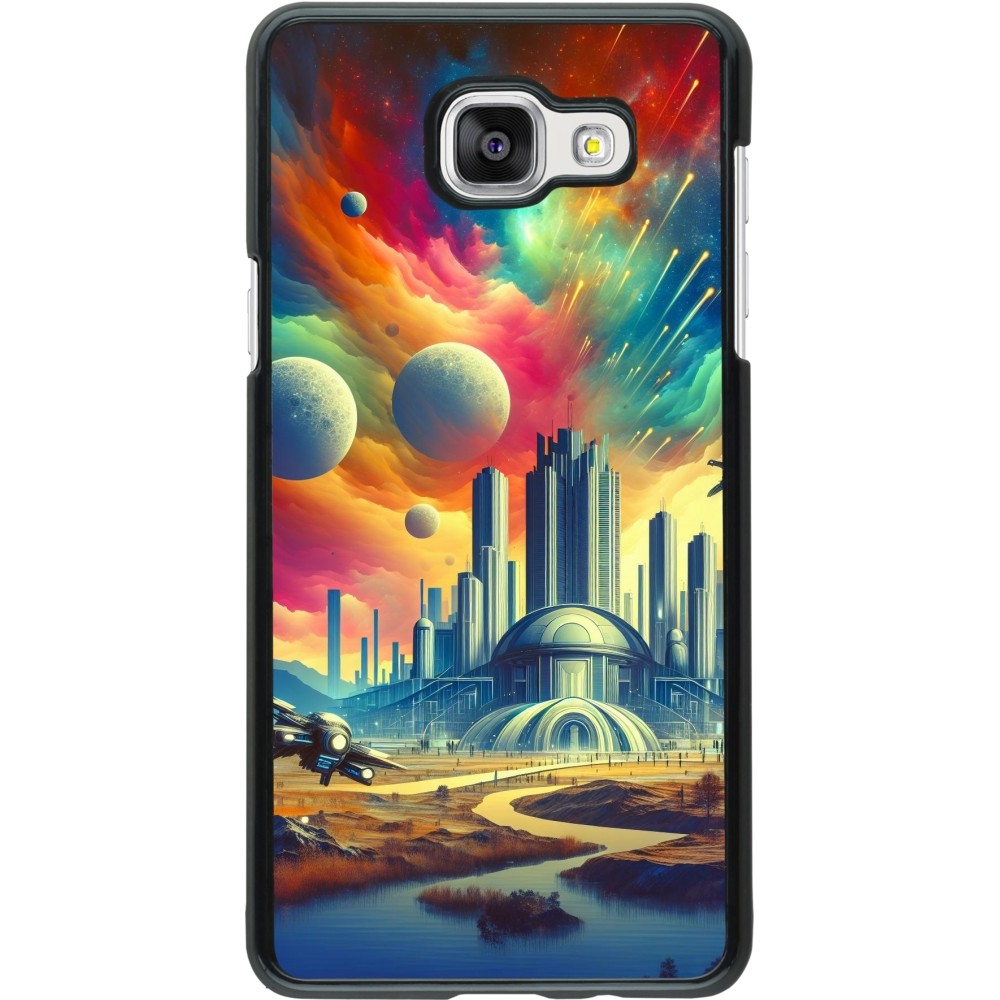 Samsung Galaxy A5 (2016) Case Hülle - Futuristische Stadt ausserhalb der Kuppel