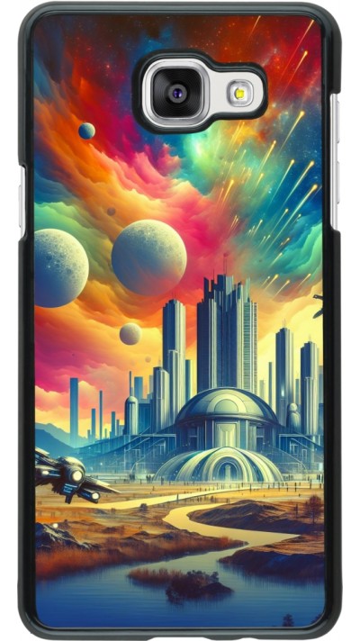 Samsung Galaxy A5 (2016) Case Hülle - Futuristische Stadt ausserhalb der Kuppel