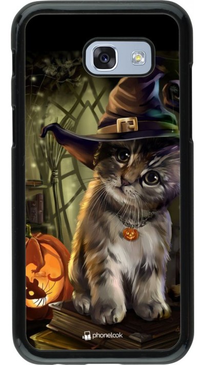 Hülle Samsung Galaxy A5 (2017) - Halloween 21 Witch cat