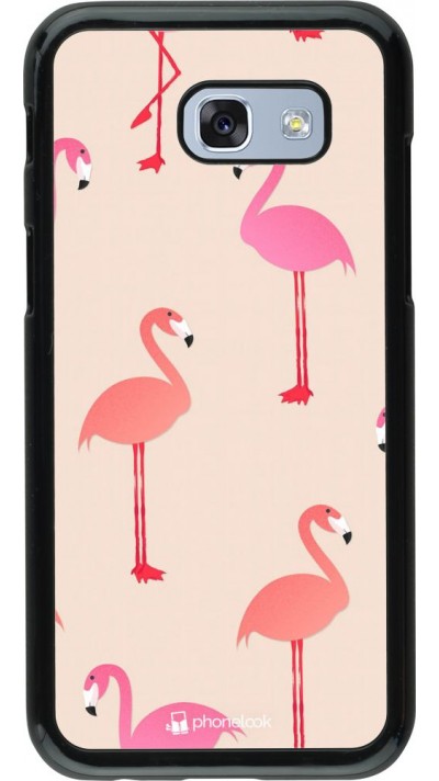 Hülle Samsung Galaxy A5 (2017) - Pink Flamingos Pattern