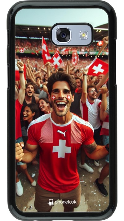 Samsung Galaxy A5 (2017) Case Hülle - Schweizer Fan Euro 2024
