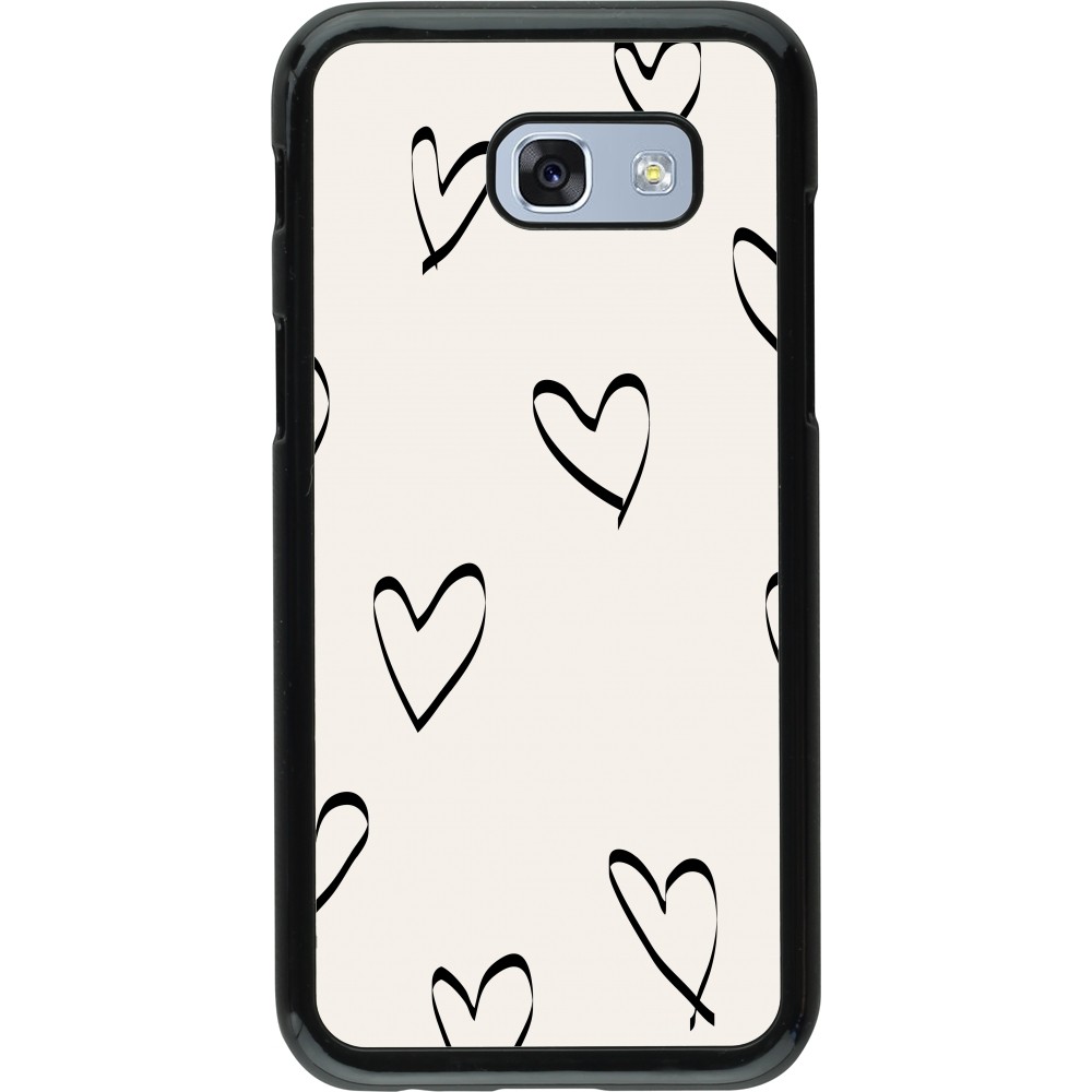 Samsung Galaxy A5 (2017) Case Hülle - Valentine 2023 minimalist hearts