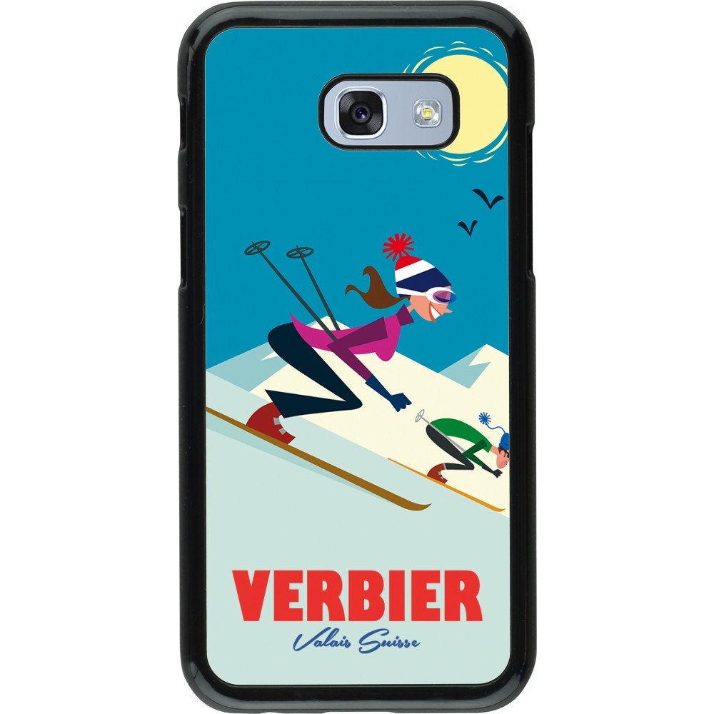 Samsung Galaxy A5 (2017) Case Hülle - Verbier Ski Downhill