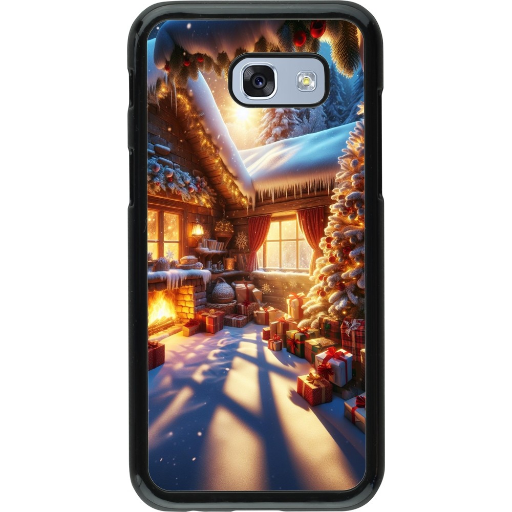 Samsung Galaxy A5 (2017) Case Hülle - Weihnachten Chalet Feerie