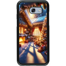 Samsung Galaxy A5 (2017) Case Hülle - Weihnachten Chalet Feerie