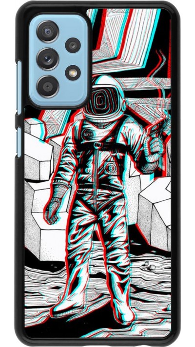 Hülle Samsung Galaxy A52 5G - Anaglyph Astronaut