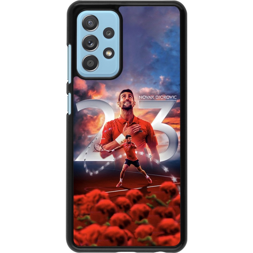 Samsung Galaxy A52 Case Hülle - Djokovic 23 Grand Slam