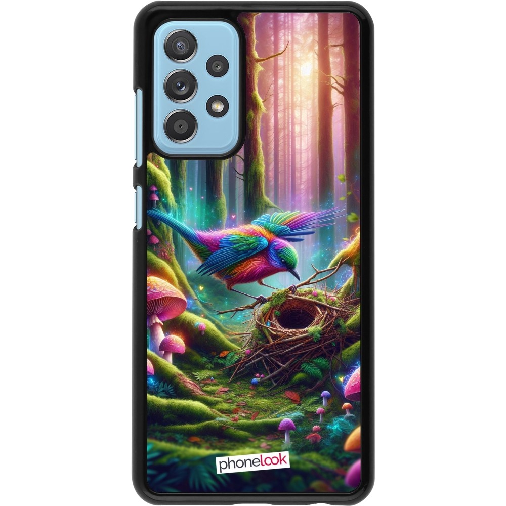 Samsung Galaxy A52 Case Hülle - Vogel Nest Wald