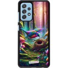 Samsung Galaxy A52 Case Hülle - Vogel Nest Wald