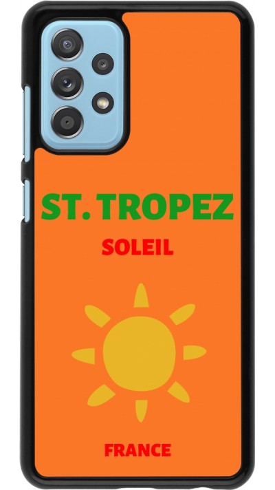 Samsung Galaxy A52 Case Hülle - Pop Summer Destination St-Tropez