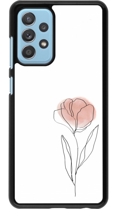 Coque Samsung Galaxy A52 - Spring 23 minimalist flower