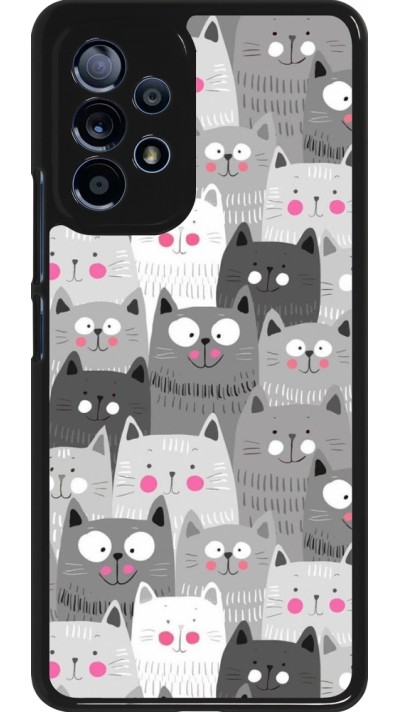 Samsung Galaxy A53 5G Case Hülle - Katzenschwärme